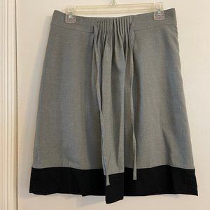 Gap Straight Grey Skirt with Bow